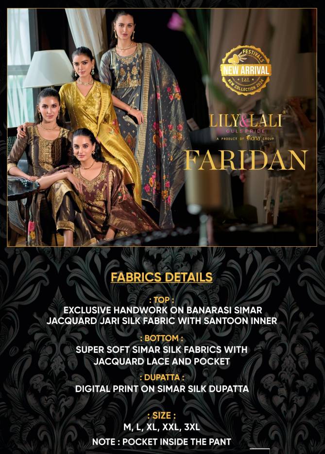 Faridan By Lily And Lali Kurti With Bottom Dupatta Wholesale Shop In Surat
